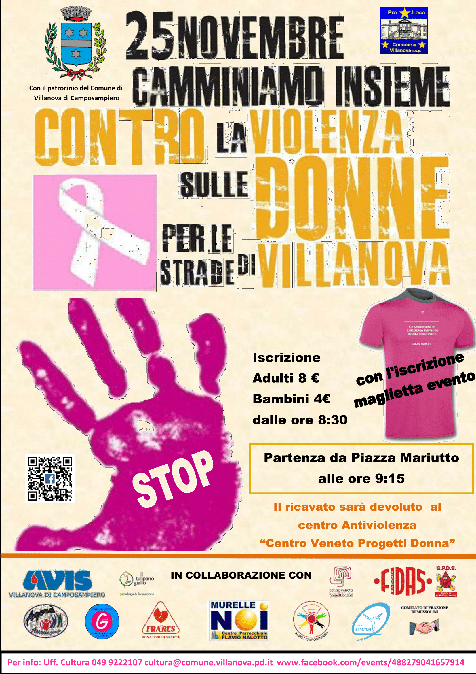 Camminiamo insieme contro la violenza sulle donne 2018